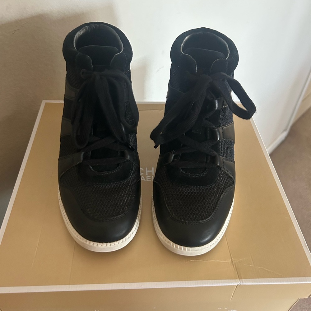 MICHAEL Michael Kors Black High-Top Sneakers
